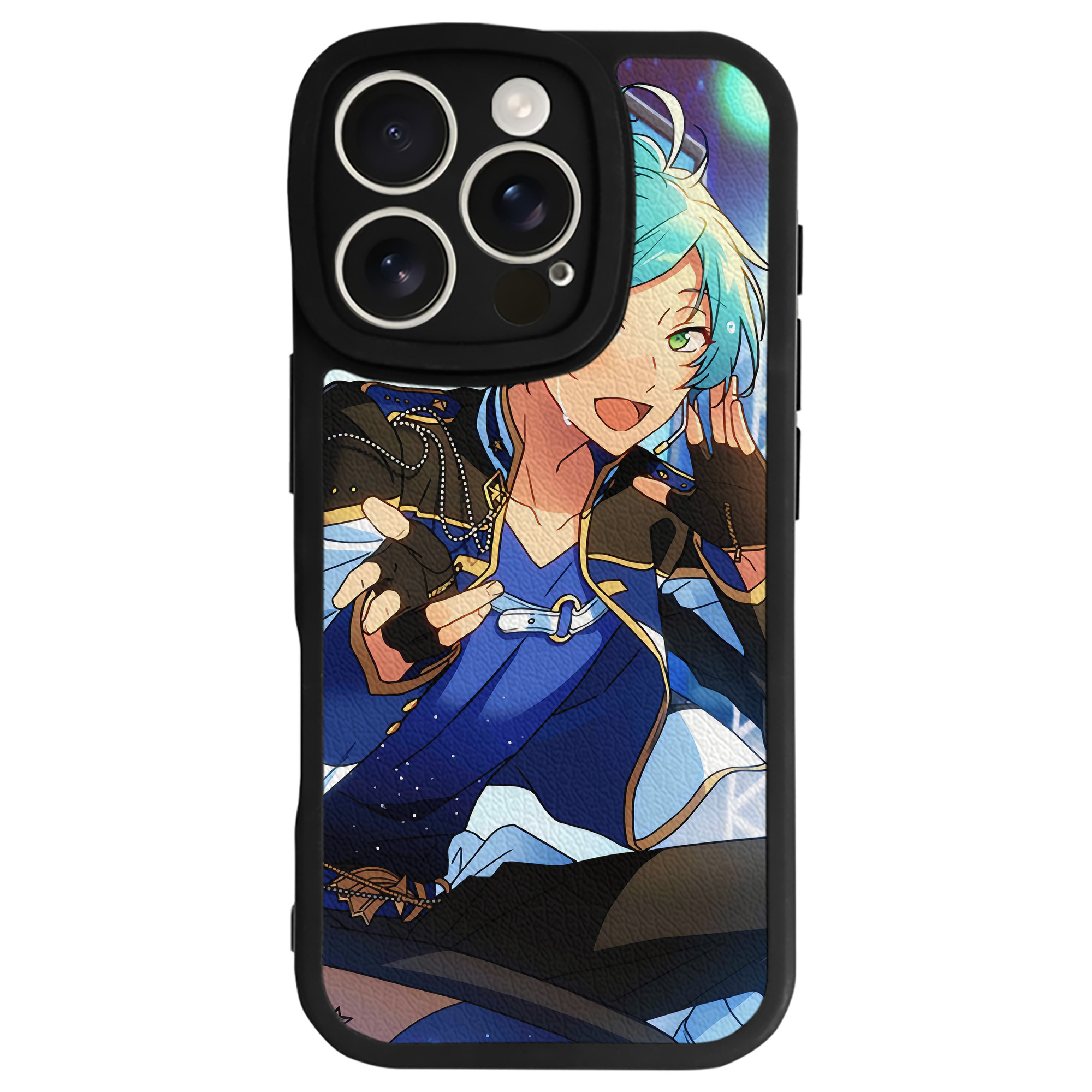 （画像用） あんさんぶるスターズ! Ensemble Stars 【iPhone 16シリーズ対応】シリコンスマホケース（レザー調） 材質：シリコン
